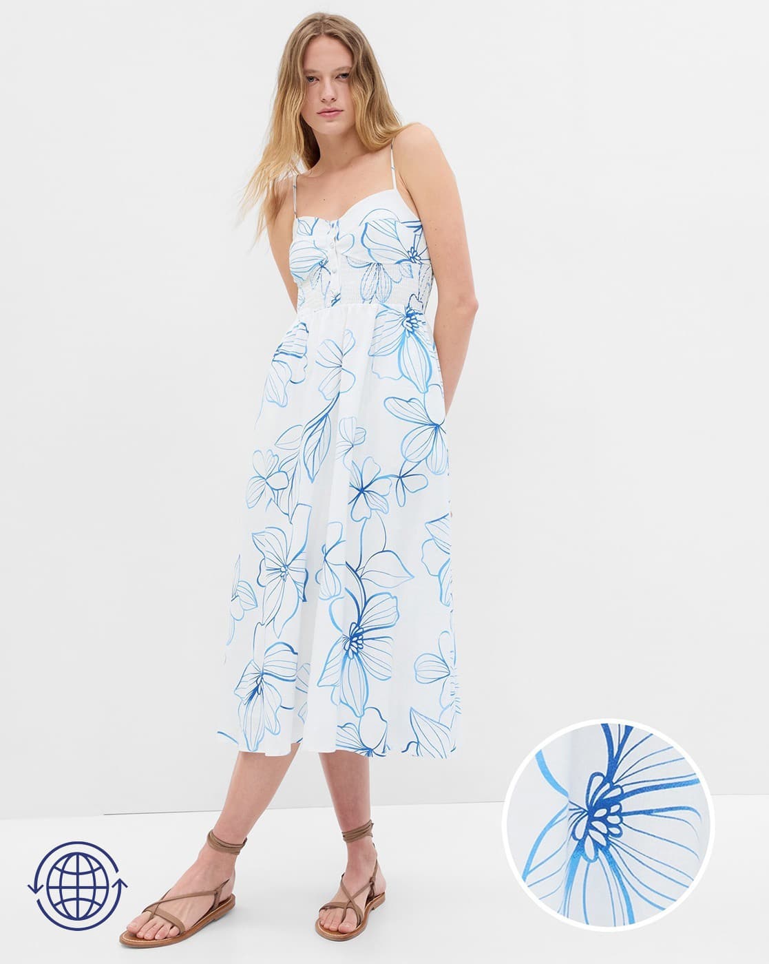 Floral Print Fit & Flare Dress