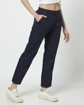 hawt Women Straight Fit Pants with insert Pockets-picture-32