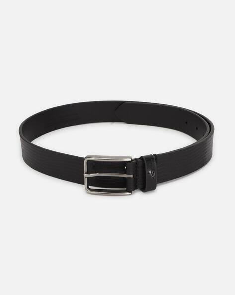 VAN HEUSEN Leather Belt with Pin-Buckle Closure