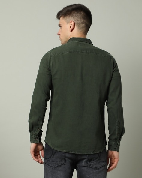 Buy Green Shirts for Men by MAX Online | Ajio.com