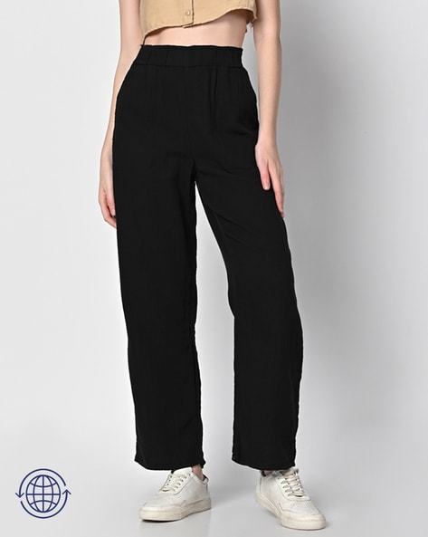 Buy Black Trousers Pants for Women by GAP Online Ajio