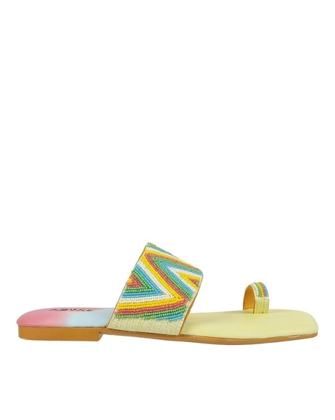 Metro Women Toe-Ring Slip-On Sandals