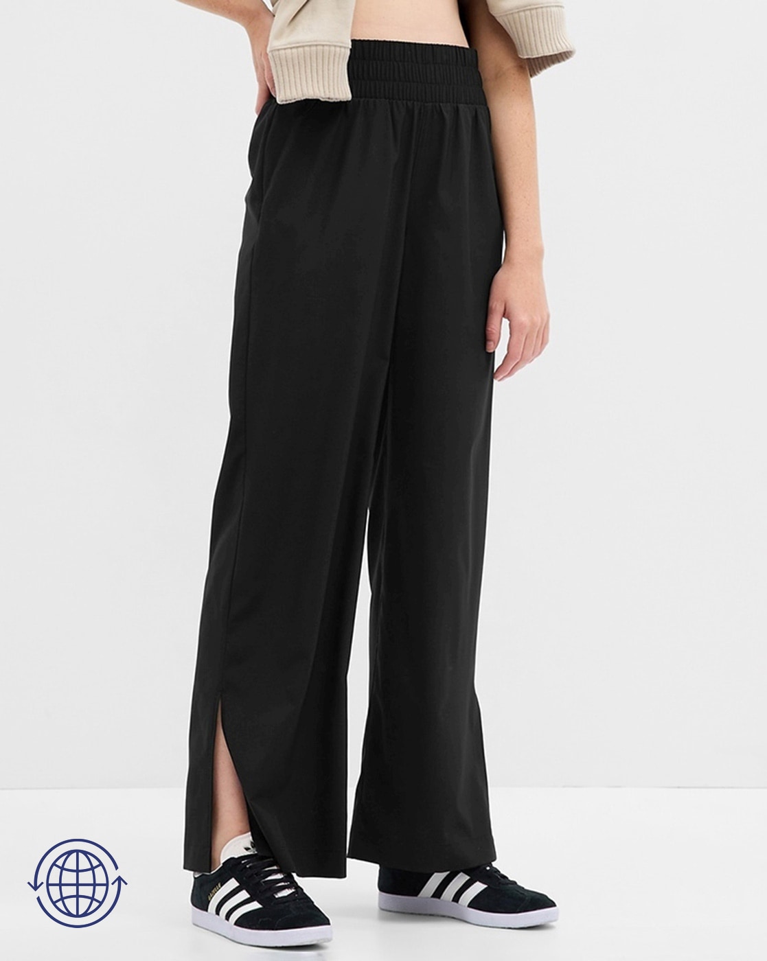 High Rise Vegan Leather Vintage Slim Pants | Gap