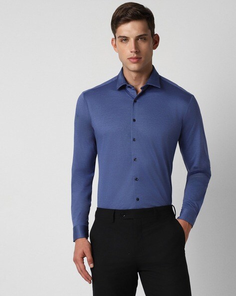 Men Slim Fit Cotton Shirt