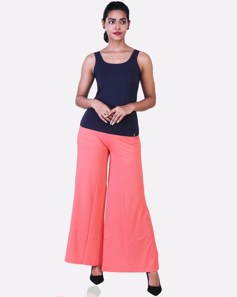 Buy Peach Trousers & Pants for Women by FREEHAND Online | Ajio.com