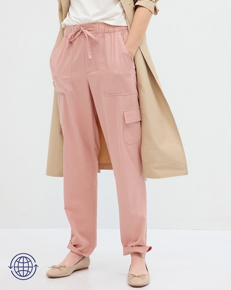 BDG Urban Outfitters Poplin Low Rise Cargo Trousers Red Berry Pink Size M  RRP£58 | eBay