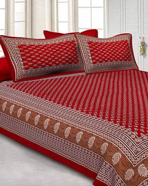 251 TC King Size Cotton Bedsheet with 2 Pillow Covers 251 TC King Size Cotton Bedsheet with 2 Pillow Covers