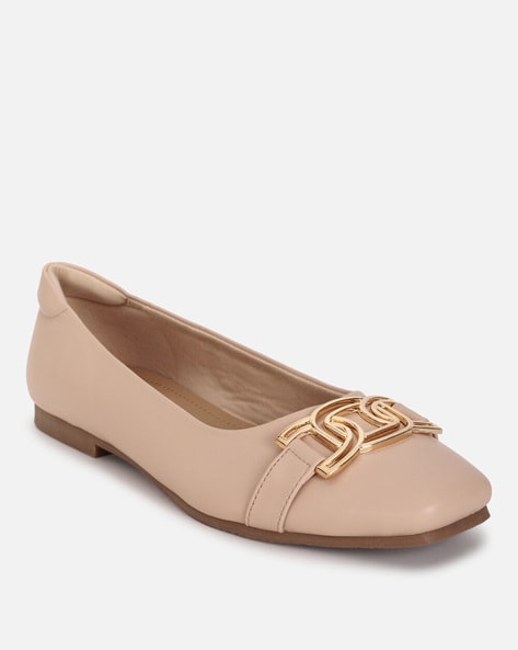 Van Heusen Women Square-Toe Ballerinas