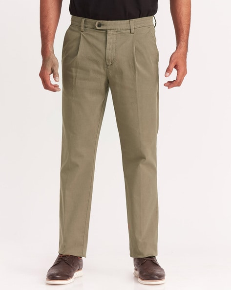 Buy Olive Trousers & Pants for Men by Truser Online | Ajio.com