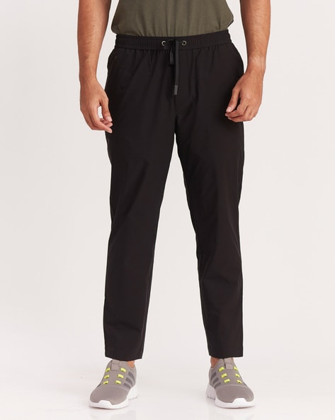 Hansen Jim Casual Drawstring Trousers Black | denimheads.cz