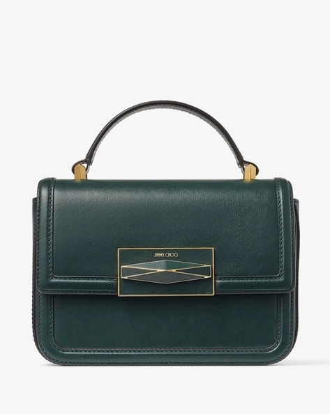 シュナ Buy Jimmy Choo Diamond Medium Top Handle Bag | Green Color Women