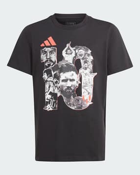 adidas kids Young Messi Graphic Print T-Shirt-picture-26