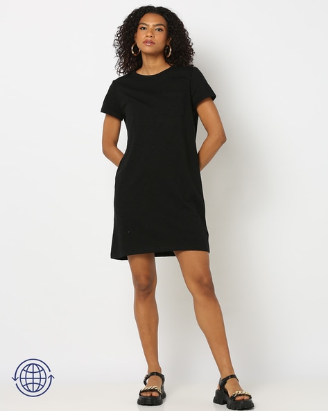 Key West A-line Dress in Black | LUCY IN THE SKY