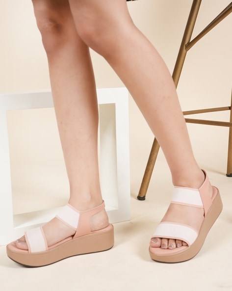 Buy Nude Heeled Sandals for Women by Steppings Online Ajio