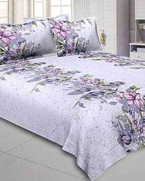 jaipur fabric 240 TC Printed Cotton Double Bedsheet with Pillow Covers-picture-25