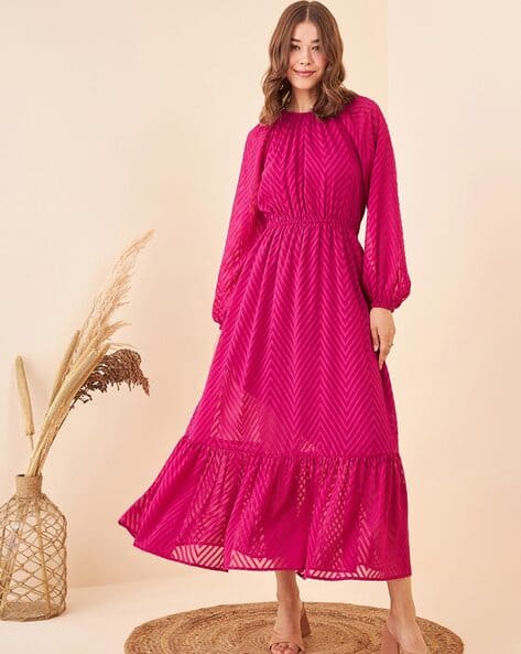 Buy Fuchsia Dresses for Women by Kibo Online