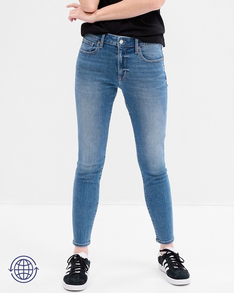 Buy Blue Jeans Jeggings for Women by GAP Online Ajio