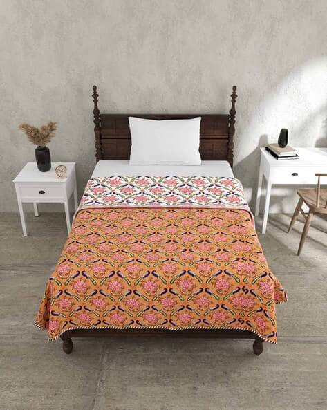 Jaipur Fabric Floral Print Cotton Single Dohar