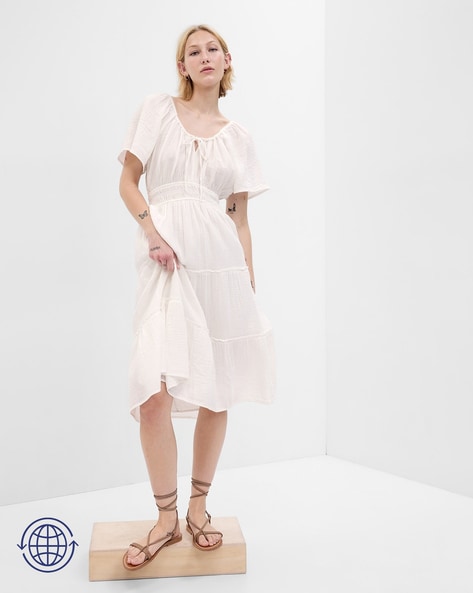 Gap on sale white dress