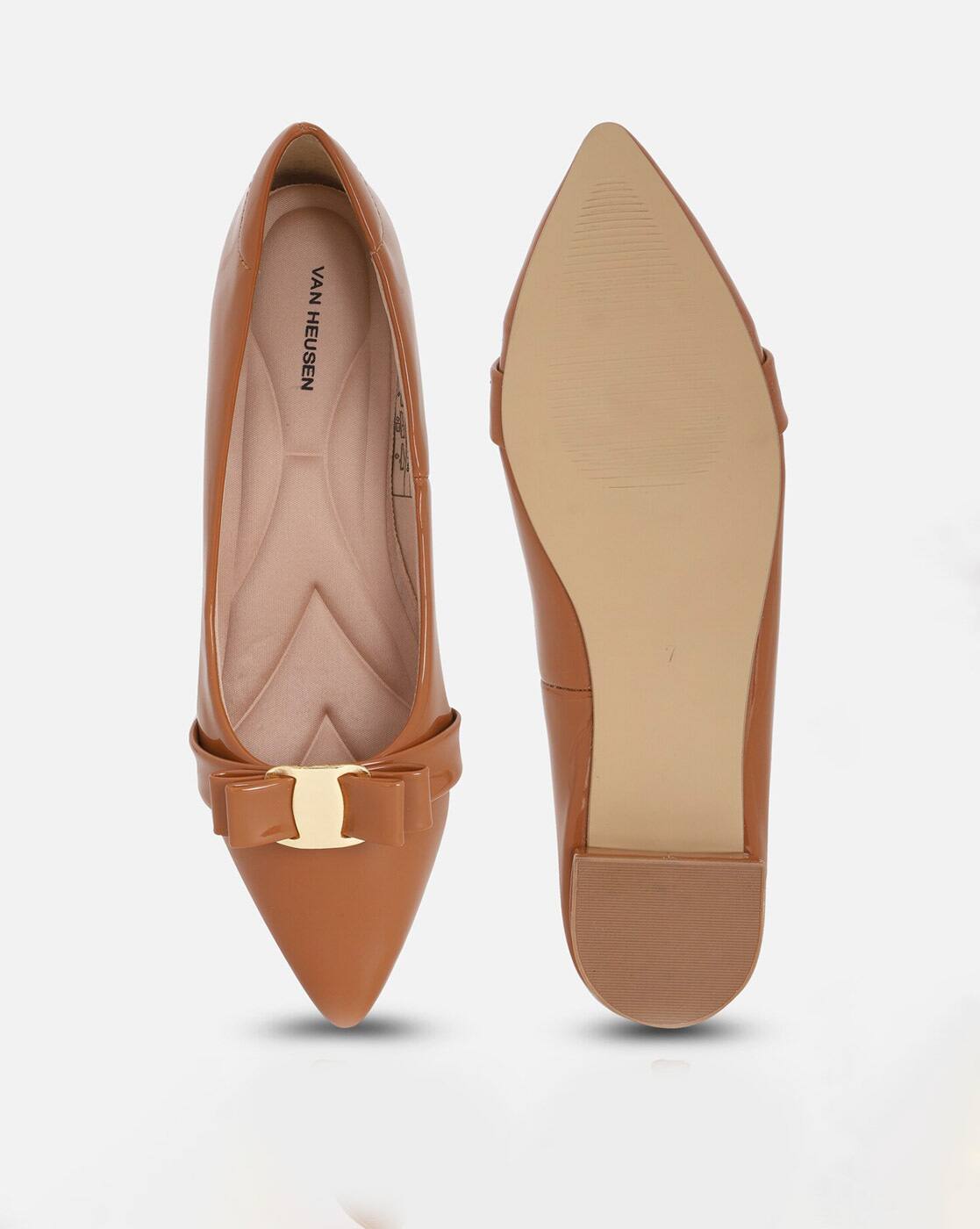 Buy Brown Heeled Shoes for Women by VAN HEUSEN Online