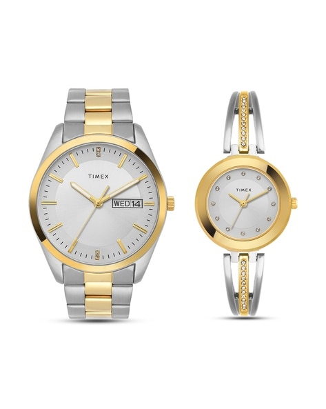 His & Her Couple Analogue Watch Set-TW00PR308