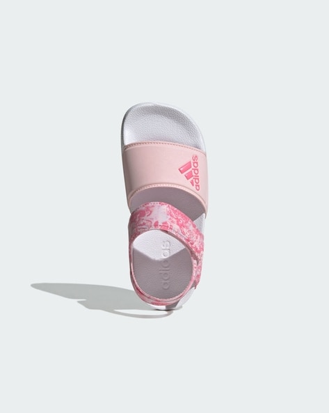 Buy Adidas Kids Adilette Sandals with Velcro Closure Clear Pink Color Boys AJIO LUXE