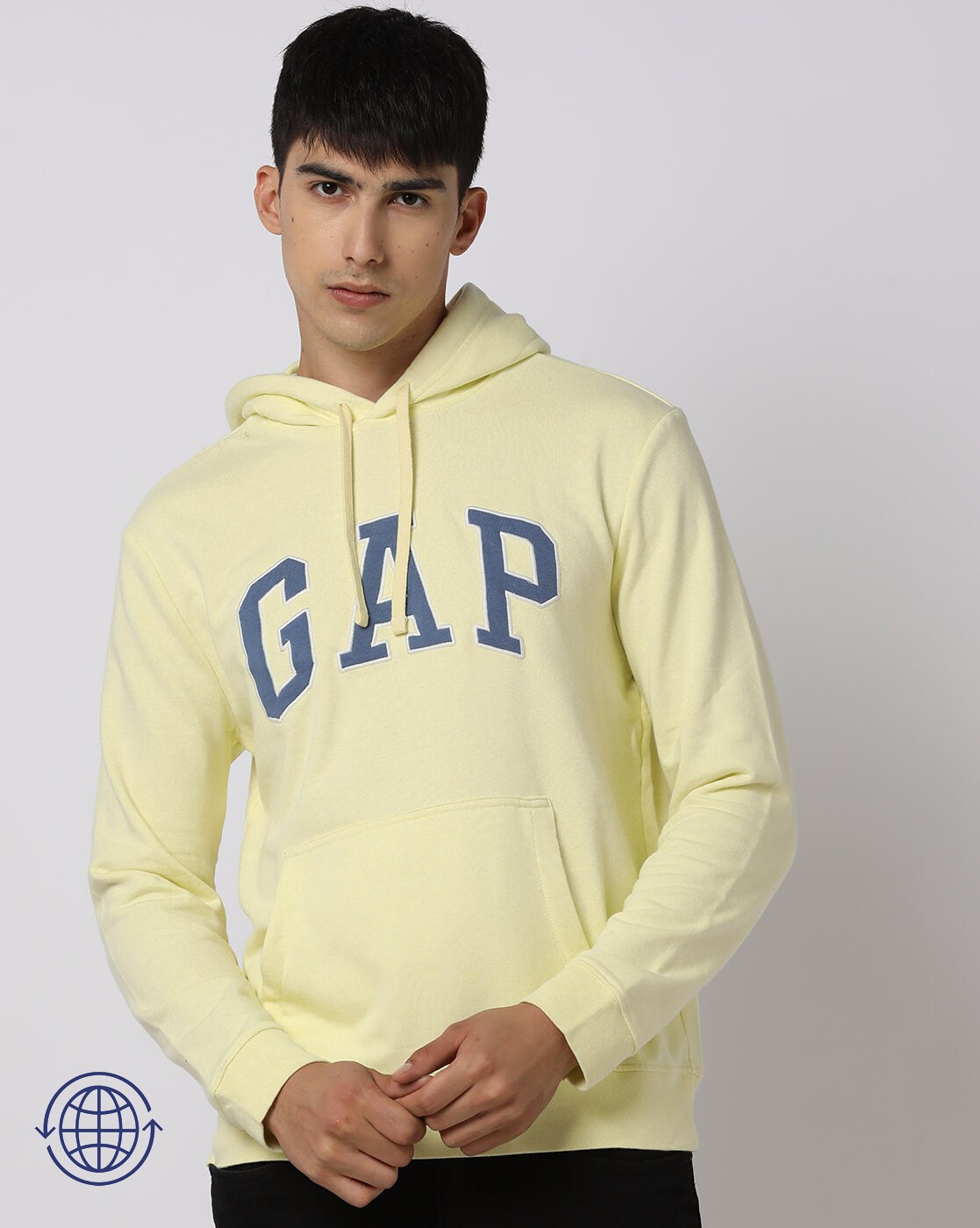 Yellow gap shop hoodie