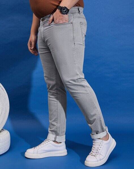 Buy Grey Jeans for Men by BIG BANANA Online