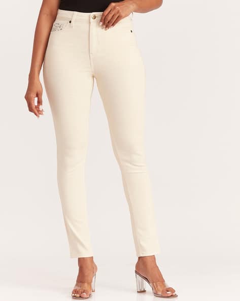 Buy White Jeans Jeggings for Women by Truser Online