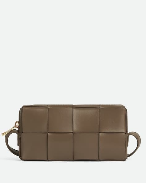 Buy BOTTEGA VENETA Mini Cassette Crossbody Bag | Brown Color Women 