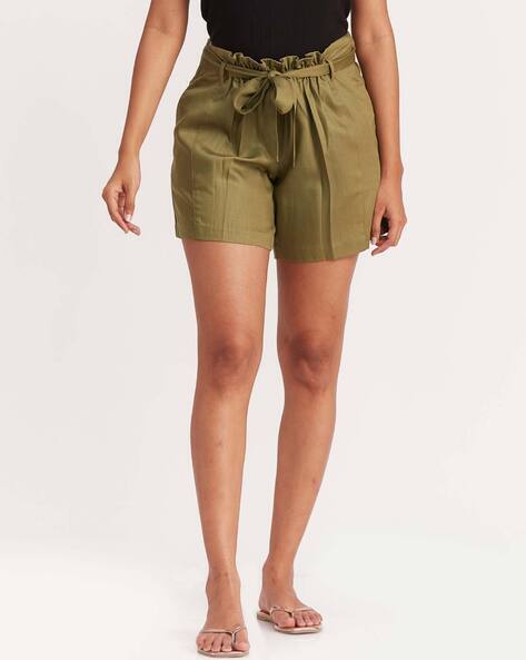 Buy Olive Shorts for Women by Truser Online