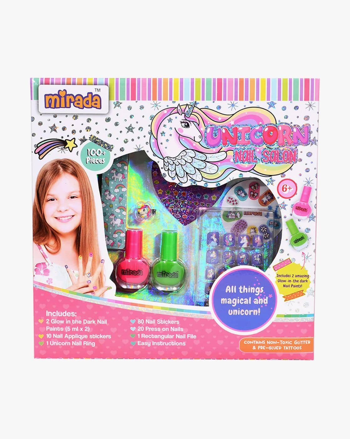 新品/未開封】Unicorn Magic ネイルドライヤーセット Unicorn Nail Art