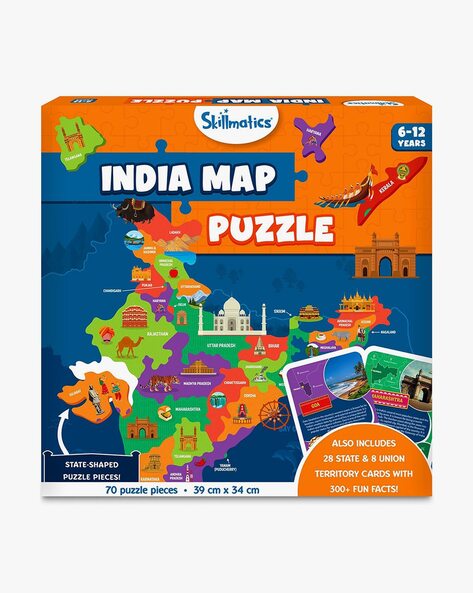 Skillmatics India Map Puzzle