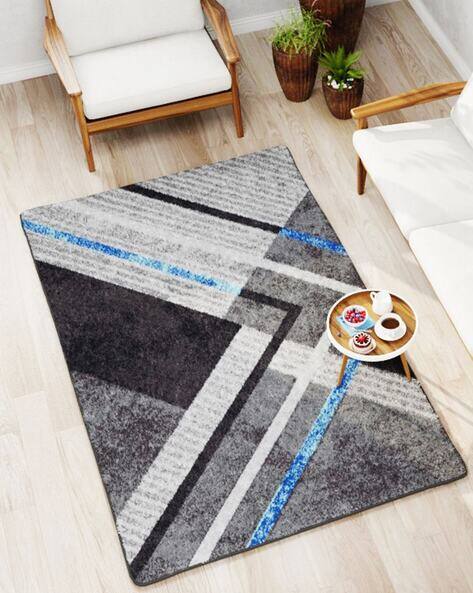 BIANCA Geometric Pattern Antiskid Rug 6' x 4'