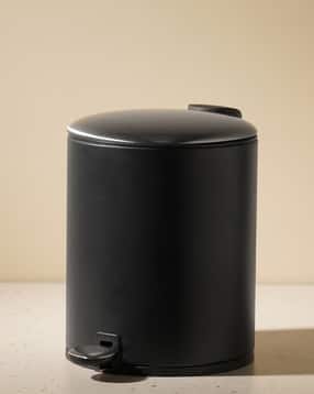 Iron Waste Bin with Lid-image-34