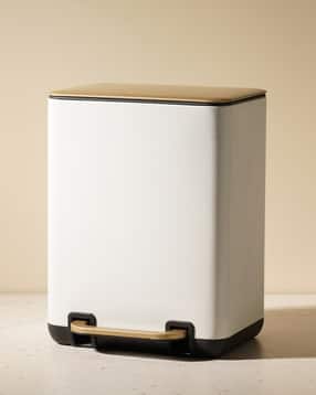 Iron Waste Bin with Lid-image-35