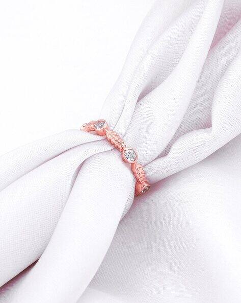 Giva Sterling Silver Leafy Ring