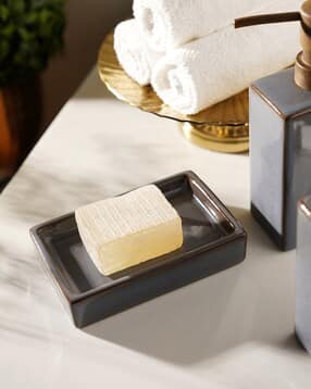 pure home and living Glazed Stone Soap Dish-picture-19