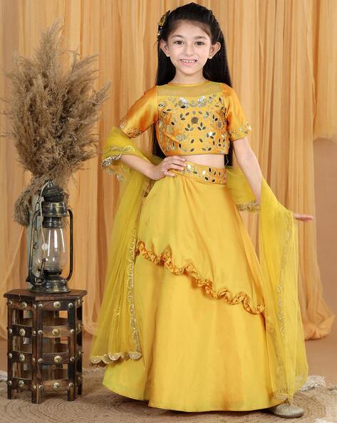 Buy Yellow Dresses Frocks for Girls by The little celebs Online Ajio