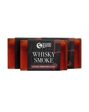 beardo Men Whisky Smoke Perfumed Luxury Soap Set-picture-32