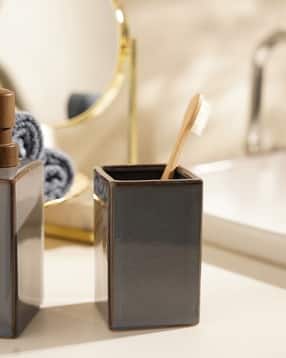 pure home and living Glazed Stone Toothbrush Holder-picture-22