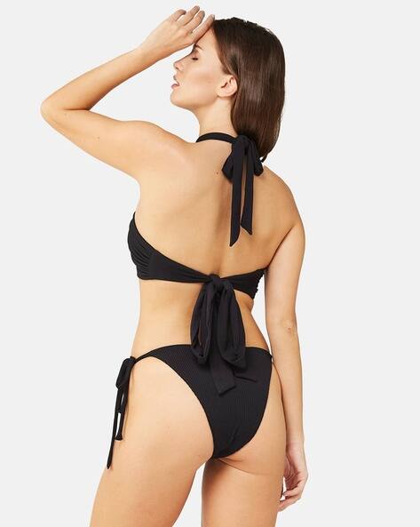 Women Ribbed Non-Wired Bikini Set