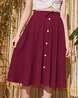 AQUARIUS SKIRT MAROON