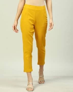 biba Women Schiffli Embroidered Straight Fit Pants-picture-16