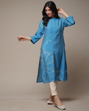 Biba women's straight kurta store