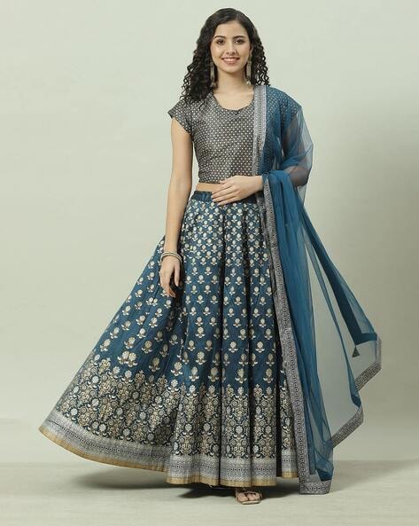 Buy Blue Lehenga Choli Sets for Women by Biba Online Ajio