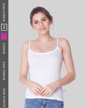 dollar missy Pack of 2 Camisoles with Adjustable Straps-picture-17