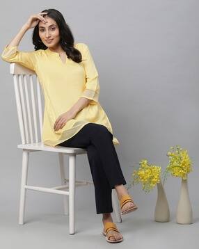 aurelia Women Patterned A-Line Kurti-picture-11