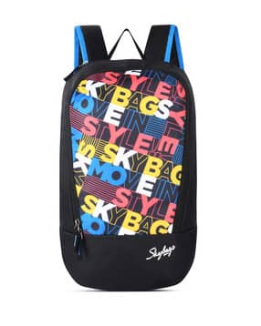 skybags Men Typographic Print Backpack with Zip Closure-picture-34
