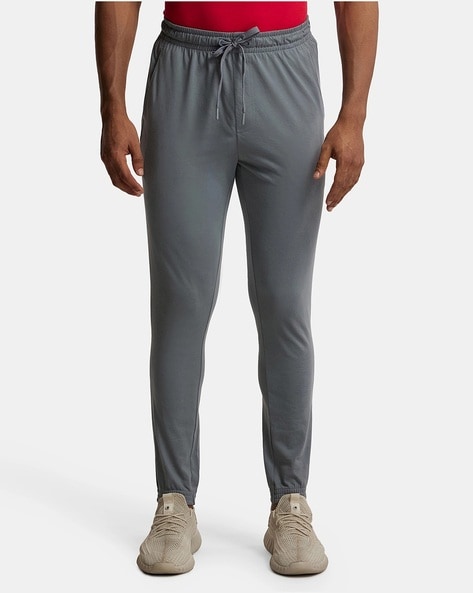 Buy Jockey Charcoal Grey Slim Fit Track Pants - Track Pants for Men 1898595  | Myntra